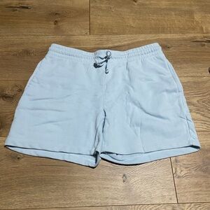 Light Blue Casual Shorts